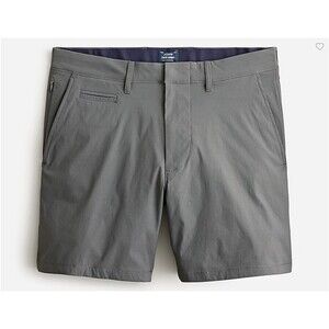 J Crew Mens 7 Inch Tech Short Size 30 Small Coal Grey NWT